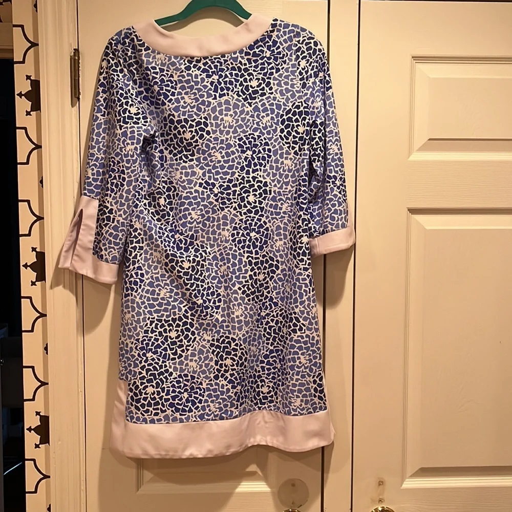 Blue/white Jude Connally dress - Picture 5 of 6